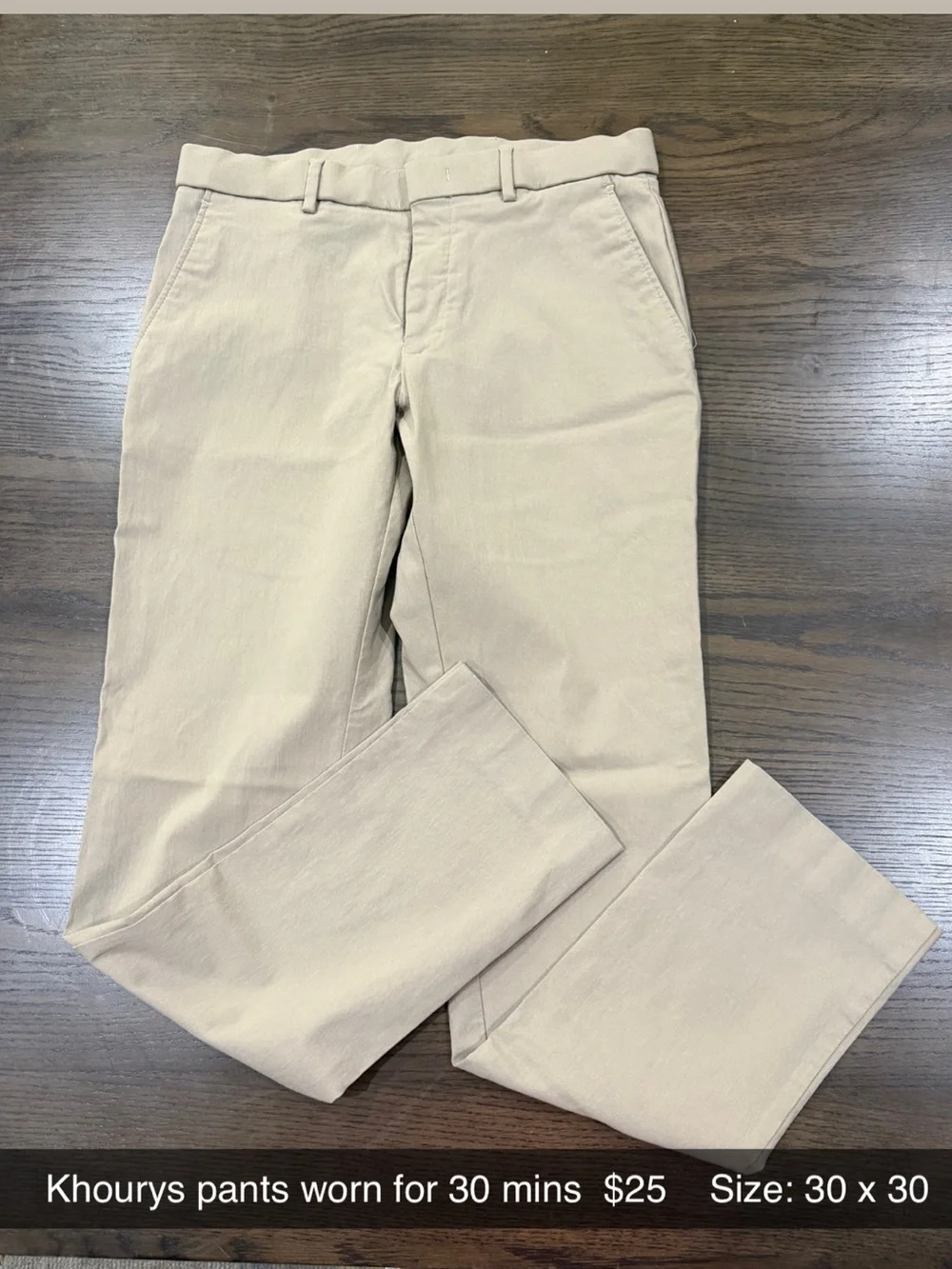 Tommy Hilfiger Khaki Straight-Leg Chinos - Light Tan